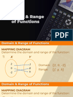 Domain and Range of Functions