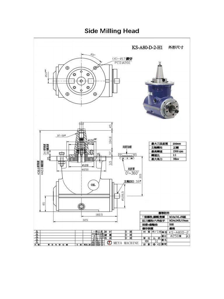 Milling Head | PDF
