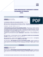 Suspensão Dos Prazos Processuais e Expediente Forense 29.05.2020