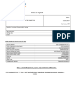 Proforma Invoice - Yellow Dwelling