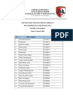 Daftar Nama Anggota Da - Anjangsana SMP 2 Kaloran