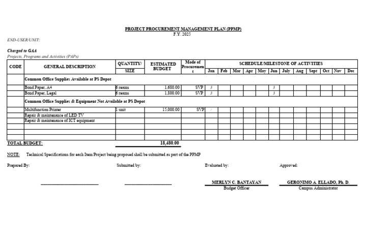 PPMP 2025 | PDF image.