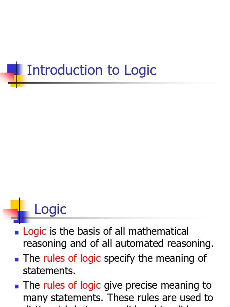 Introduction to logic pdf logic if and only if