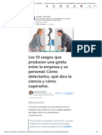 Los 10 Sesgos Que Producen Una Grieta Entre La Empresa y Su Personal - Cómo Detectarlos, Qué Dice La Ciencia y Cómo Superarlos. - LinkedIn