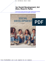 Download Full Test Bank For Social Development 3Rd Edition Ross D Parke pdf docx full chapter chapter