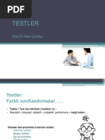 TESTLER İlker Çarıkçı