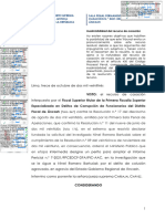 Casacion 3421-2022 - Ancash Declara Nula Casacion Por Vulneraciones de Ministerio Publico