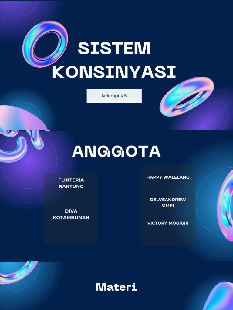 Blue Purple Futuristic Modern 3D Tech Company Business Presentation | PDF