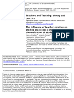 Brackett Floman Salovey 2013 The Influence of Teacher Emotion On Grading Practices A Preliminary Look at The Evaluation of Student Writing