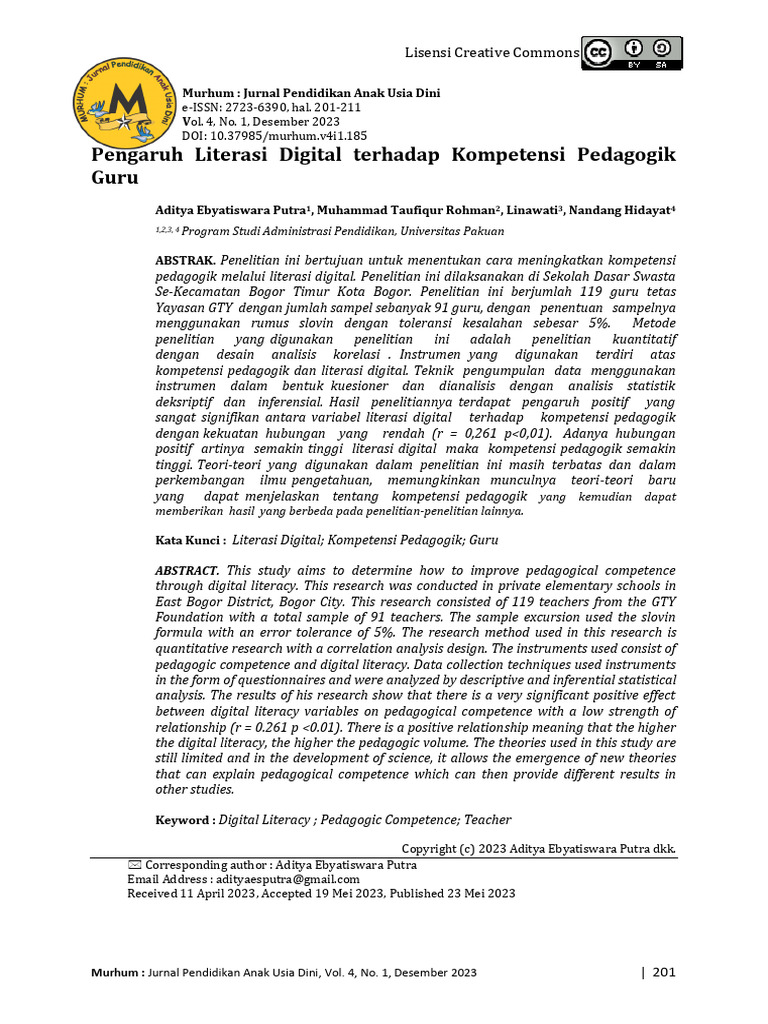 Jurnal Literasi Digital | PDF
