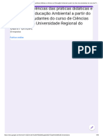 Relatos de Vivências Das Práticas Didáticas e Oficinas em Educação Ambiental A Partir Do Olhar Dos Estudantes Do Curso de Ciências Biológicas Da Universidade Regional Do Cariri-URCA