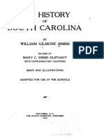 The History of South Carolina William G Simms 1918
