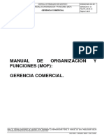 MO-GC.001 Manual de Organizacion y Funciones de Gerencia Comercial