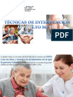 Tecnicas de Intervencion Del Adulto Mayor. Estudio de Caso. Dra. Iraima v. Martínez M.