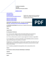 LEI Nº 8122 - Regime Jurídico Dos Servidores Públicos Civis Da União