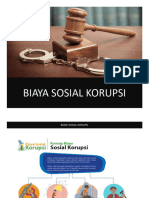 Biaya Sosial Korupsi