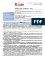 Plano de Curso ANUAL - 2023 - SOCIOLOGIA 1º Anos Regulares e Informática - NEM - Ricardo de Aaraújo Agra