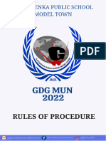 Rules of Procedure GDG MUN 2022