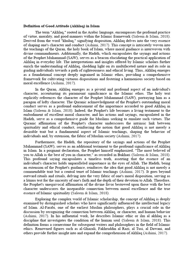 Attitude Towards Knowledge in Islam | PDF | Islamic Ethics | Hadith