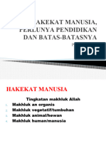 Hakekat Manusia