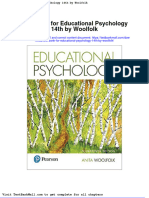 Full Test Bank For Educational Psychology 14Th by Woolfolk PDF Docx Full Chapter Chapter