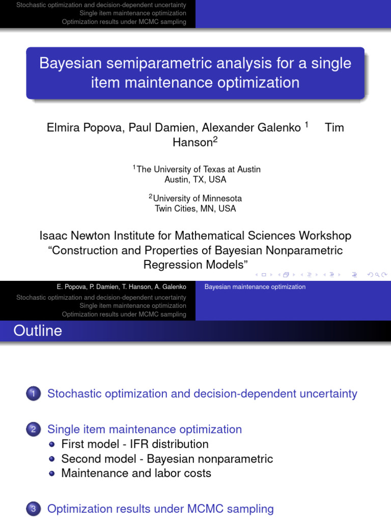 Bayesian Optimization for Maintenance Decisions | PDF | Mathematical ...
