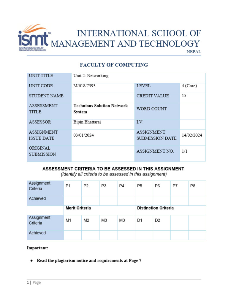 L4 Networking Pdf Computer Network Network Topology