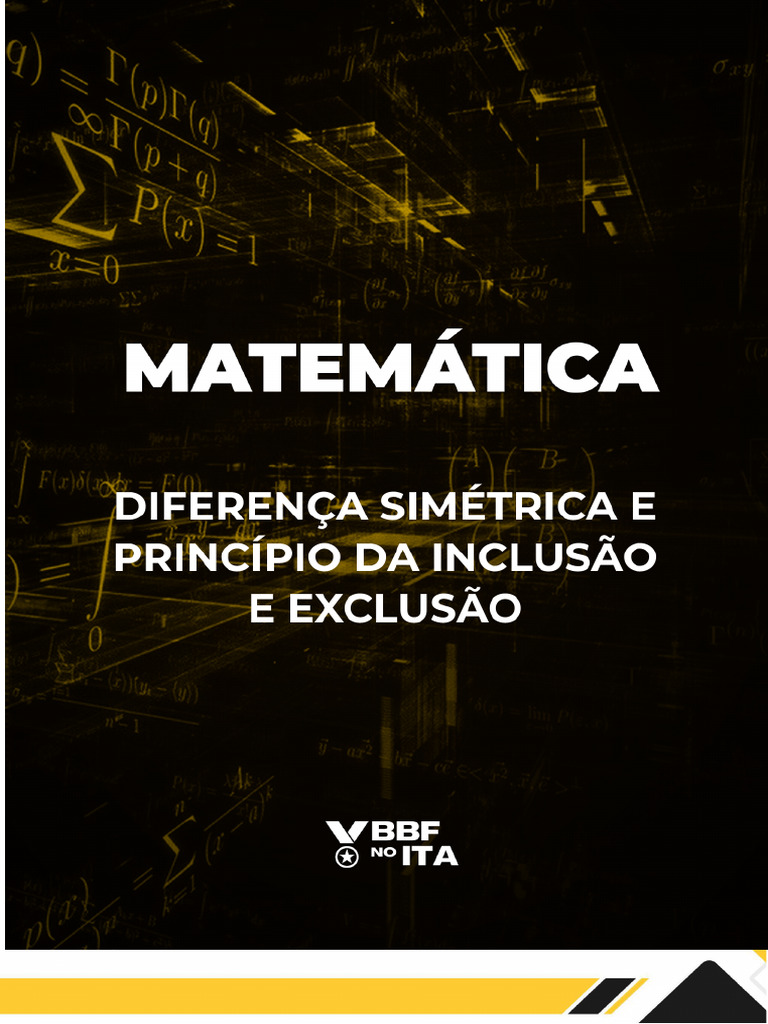 Exercícios sobre Diferença Simétrica | PDF