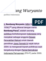 Bambang Wuryanto - Wikipedia Bahasa Indonesia, Ensiklopedia Bebas