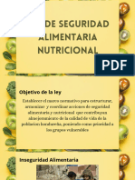 Ley de Seguridad Alimentaria Nutricional