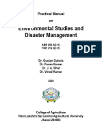 ABB 253 and FNR 216 Environmental Studies and Disaster Management