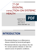 Periodontal Infection On Systemic Health