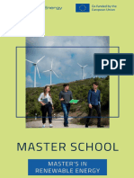 Masters in Renewable Energy - Intake 2024