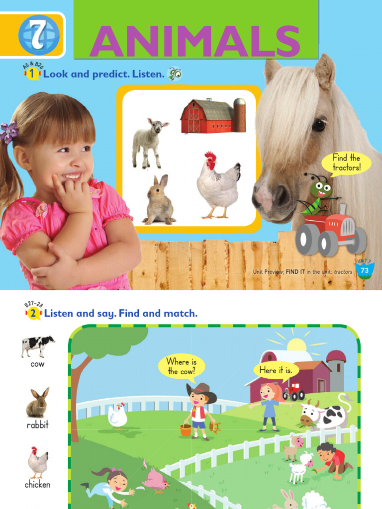 Big Fun 2 - UnitBook | PDF | Domesticated Animals | Livestock