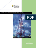 Informe Mantenimiento de Torre A (KM 26) - Cerrejón