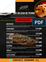 Menú Que Delicia de Perro