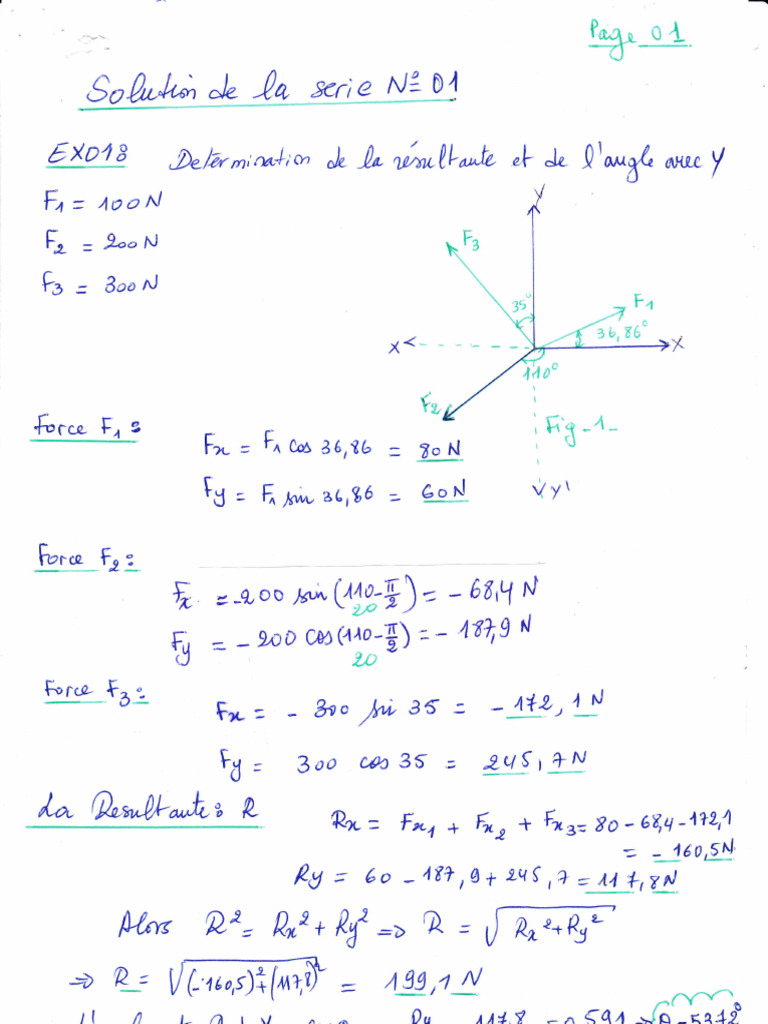 Solution Serie 1 | PDF