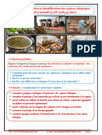 Chapitre 2 Extraction, Séparation Et Identification Des Espèces Chimiques, Cours, Activités, Exercices D'application, TCS BIOF, PR JENKAL RACHID