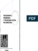 Max Pagés - Psicoterapia Rogeriana y Psicología Social No Directivas