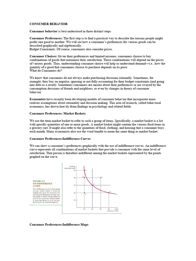 Consumer Behavior | PDF | Utility | Economies