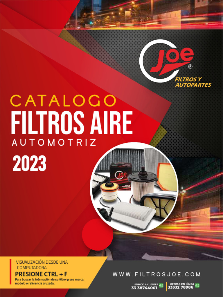 RD　26.5cm Catalogo Filtros de Aire Diciembre 18 2023 | PDF | BMW | Vehículos