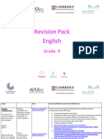 English Revision Guide-Term 1-Grade 9