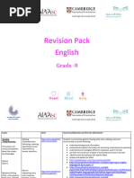 English Revision Guide-Term 1-Grade 9