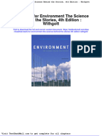 Full Test Bank For Environment The Science Behind The Stories 4Th Edition Withgott PDF Docx Full Chapter Chapter