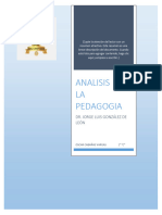 Analisis de La Pedagogia