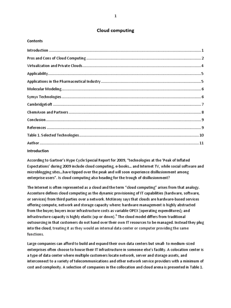 Cloud Computing | PDF