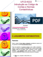 Ufcd 6222 Introduao Ao Codigo de Contas e Normas Contabilisticas Parte III Lanamentos