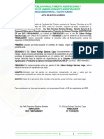 Acta de Mutuo Acuerdo-Dr. Edison Sánchez