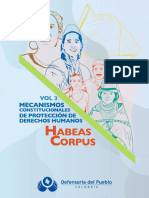 MECANISMOS CONSTITUCIONALES DE PROTECCIÓN DE DDHH 3 -Habeas-corpus