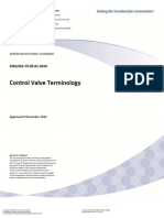 Ansi Isa 75.05.01 2016 Control Valve Terminology